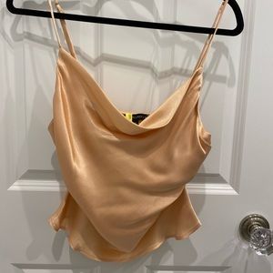 Cotton candy LA silk top